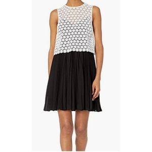 ERIN Erin Fetherstone Caprice Dress Woman’s Size 2 Ivory/Black, New with tags